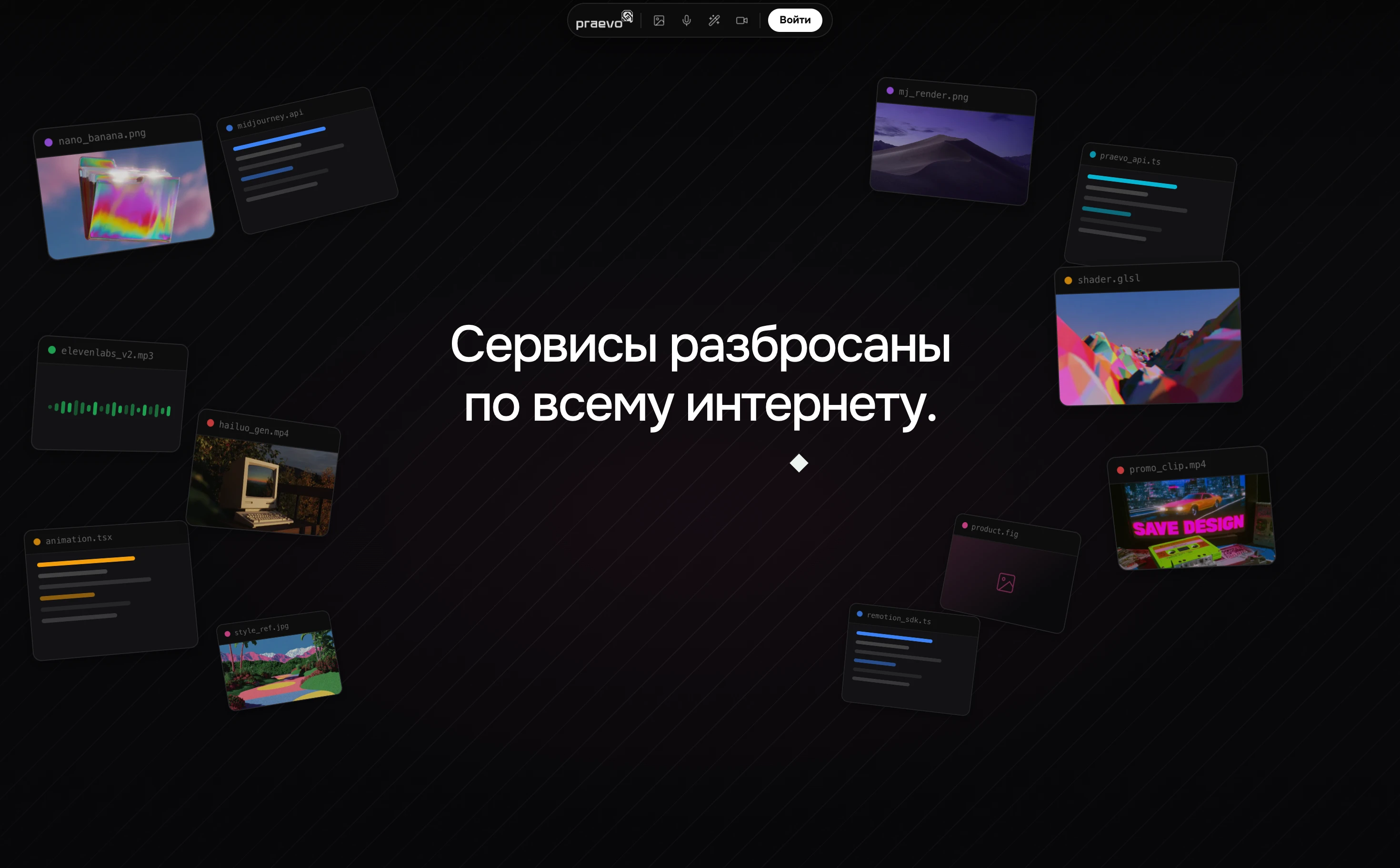 Интерфейс запроса к нейросети в едином окне сервиса